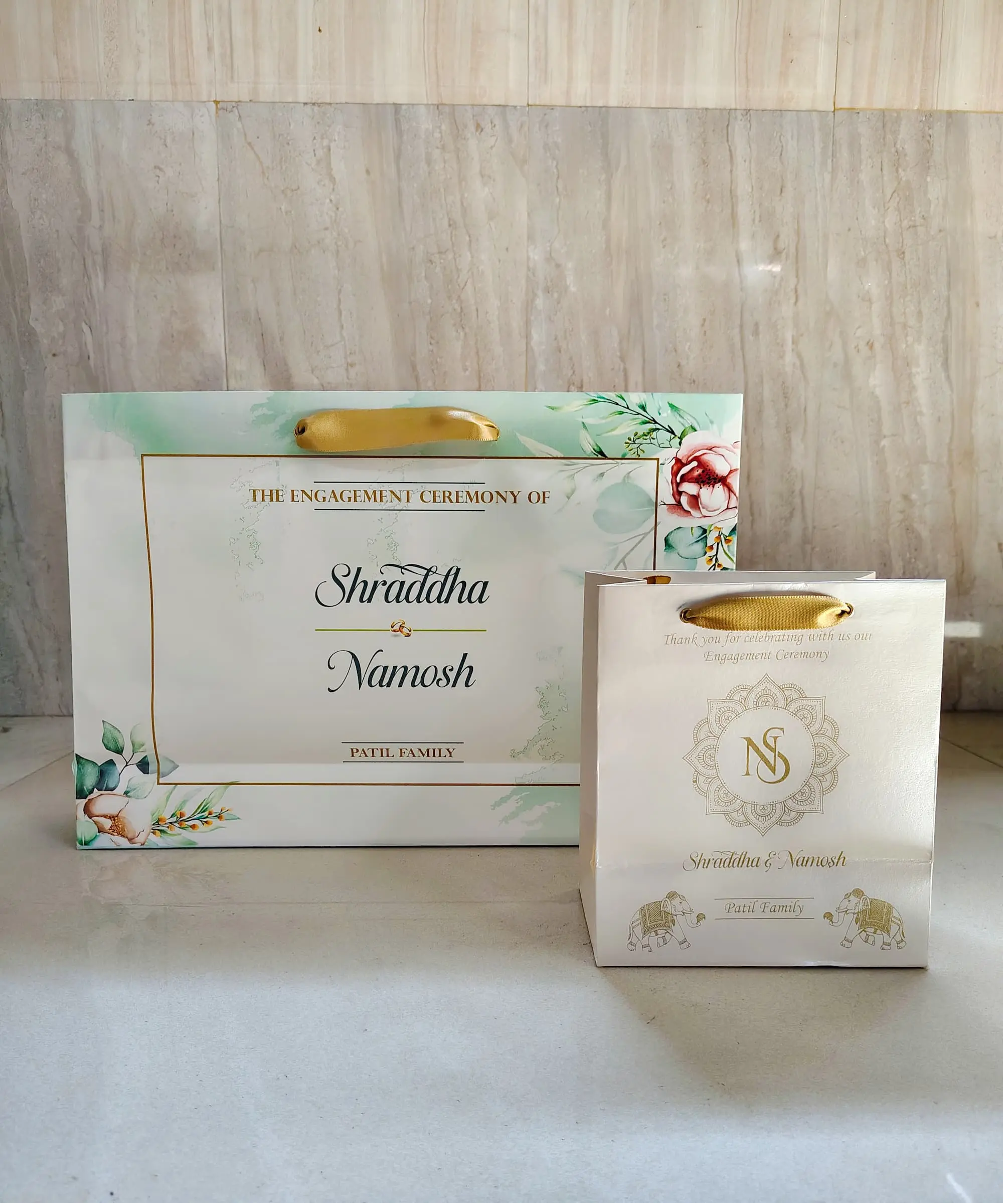 Custom return-gifts customised paper bags manufacturer India