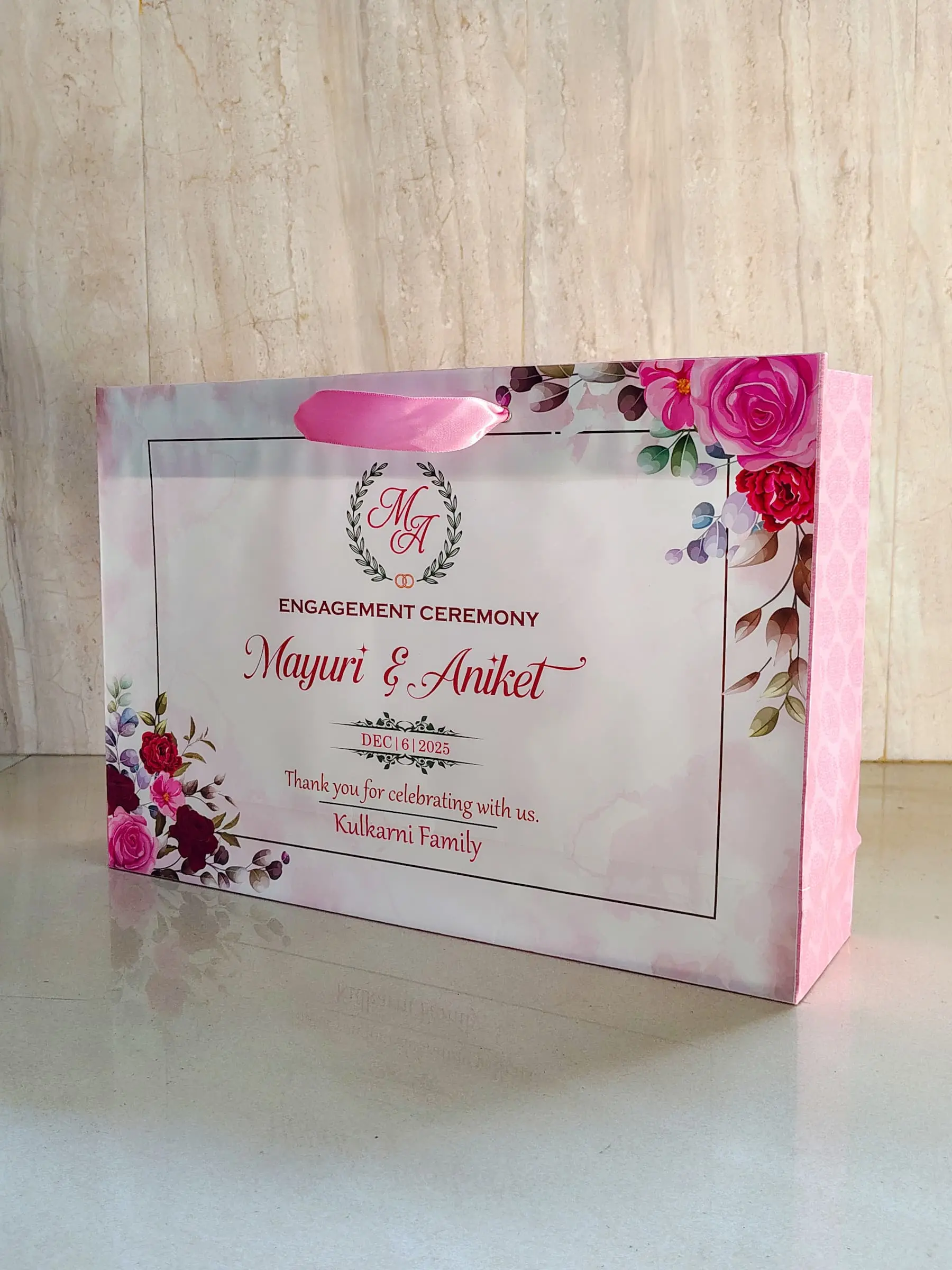 Custom return-gifts customised paper bags manufacturer India