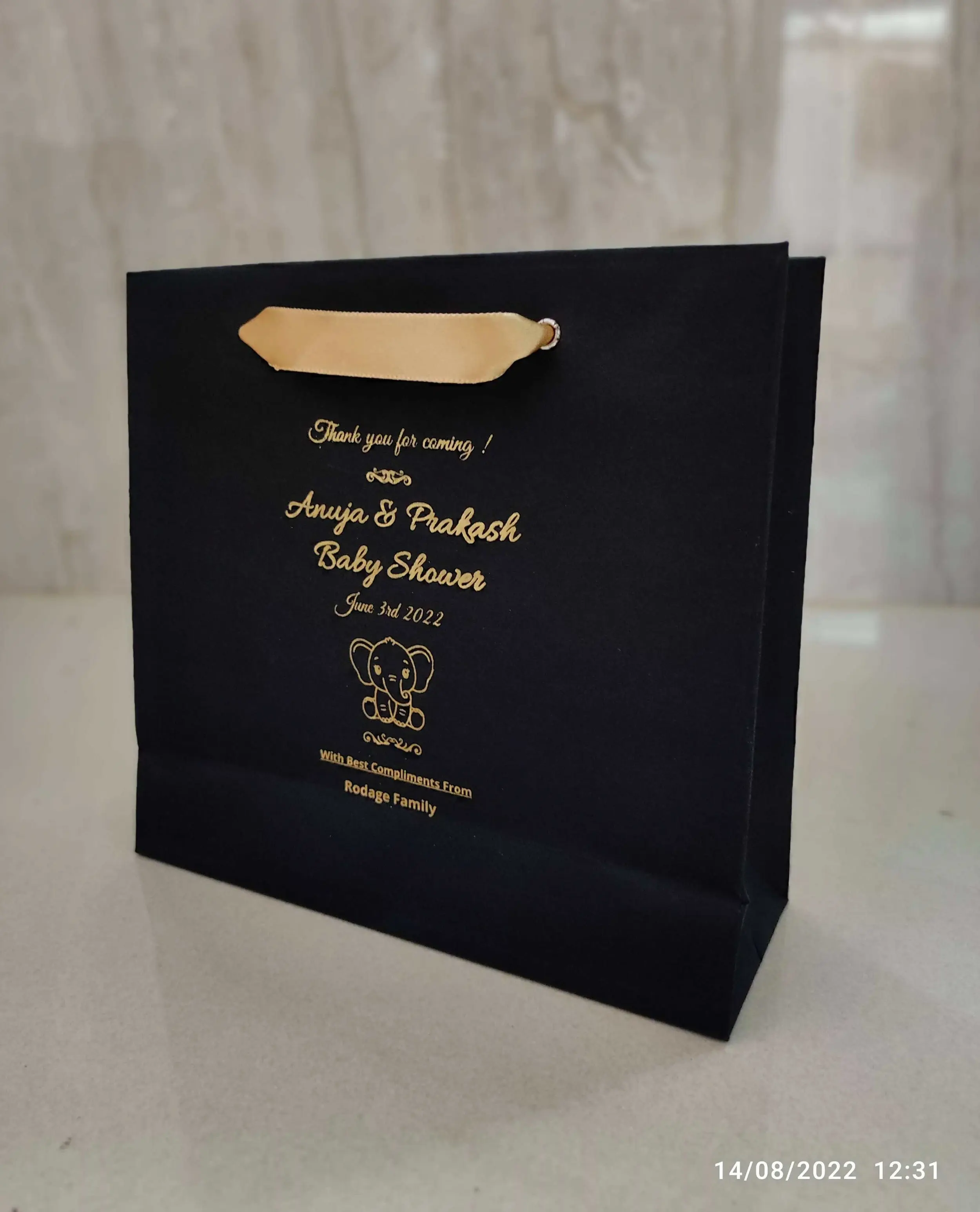 Custom return-gifts customised paper bags manufacturer India