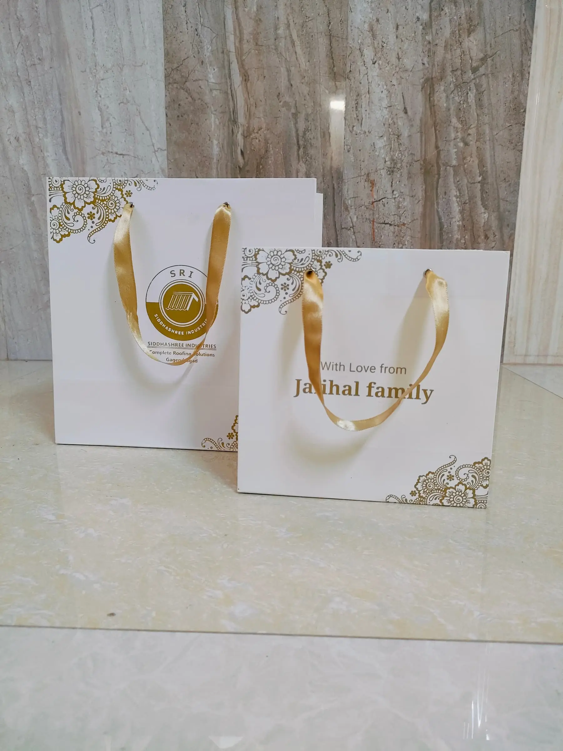 Custom return-gifts customised paper bags manufacturer India