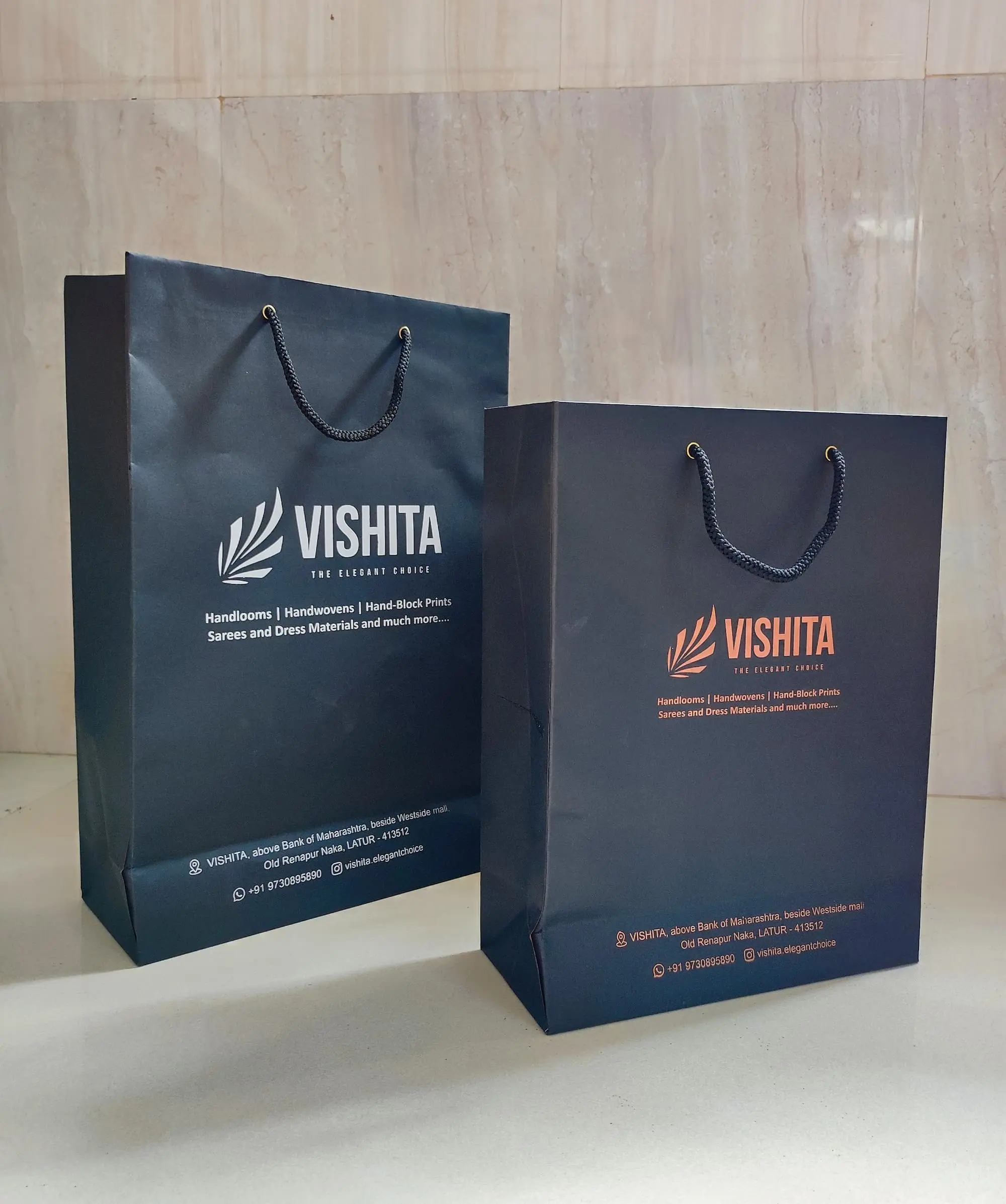 Custom shopping customised paper bags manufacturer India